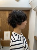 【鈴木陸来】マッシュショート×ニュアンスパーマ