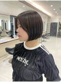 秋を先取りする艶ボブ