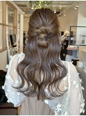 【東大阪布施】ハーフアップアレンジ