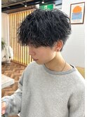 マッシュ×シャドウパーマ