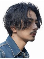 ソレイユ(Soleil)&nbsp;ショート/メンズ/刈り上げ/30代/20代/オフィス/パーマ/黒髪