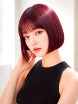ルービック(Rubik's)&nbsp;大人可愛いボルドーカラーの艶ボブ
