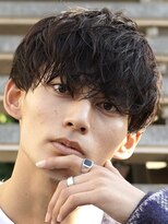 ノードオム 栄(NODE HOMME) シャドウパーマ波巻きスパイラルパーマウルフパーマ名古屋駅栄駅