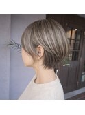 丸みショート/白髪ぼかしハイライト/40代/50代/60代/金沢八景