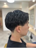 メンズショートルーズパーマ