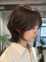 キリ 逗子(kiri)&nbsp;逗子葉山マッシュウルフショートウルフレイヤー耳かけ外ハネY259