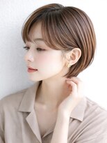 ソレア(SOLEA)&nbsp;20代30代40代50代髪質改善ミルクブラウンナチュラルショート
