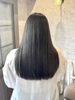 ディーヴァヘアーエズ(DIVA hair Eze)&nbsp;グレージュカラー×透け感レイヤーロングヘア