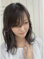 グランアージュルポ 北千住(grandage repos)&nbsp;長め前髪の大人かわいいくびれヘア/ミディアム