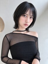 ルーチェ 溝の口(Luce)&nbsp;韓国風くびれショートボブ×艶感ブラック×顔周りレイヤー