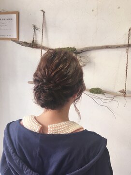 ヘアセットサロンエッジ(Edge) 結婚式お呼ばれアップスタイル