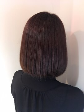 パティオン(PATIONN) 肩に付くか付かないかのボブもまとまるように全力でカットします