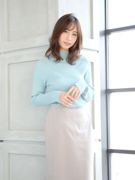 モーラ 浅香山店(MOLLA) 内巻きレイヤーミデイアムvol.2【グレーベージュ】