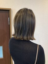 アチェロ 栗橋(acero)&nbsp;切りっぱなしボブ×ハイライト