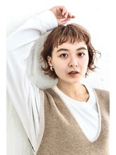 小顔ショートとパーマで更に小顔に♪朝も楽チン乾かすだけで美シルエットに☆