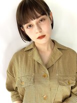 ステイシーオギクボ(stay she ogikubo)&nbsp;ぷつっとバング×切りっぱなしボブ