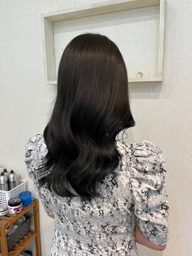 ナンバー エアロ 横浜(N° +aero) 大人可愛い20代30代40代/小顔/カール/ショコラベージュ