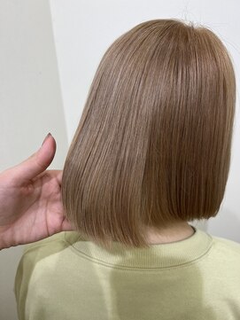 マウナ ヘアー(MAUNA HAIR) ボブ×ミルクティーベージュ