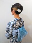 浴衣着付けとヘアセット