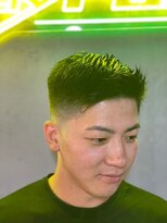 グリーディーフォックス 三軒茶屋(GreedyFOX)&nbsp;波巻き/マッシュパーマ/ウルフ/ハイライト<理容室>三軒茶屋