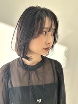 フォーク FOLK 【FOLK】赤みなし透明感グレージュ☆似合わせ内巻きボブ♪