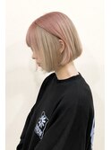 ペールピンク×ミルクティーベージュ