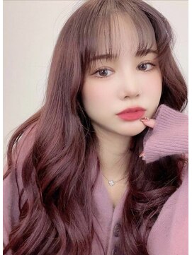 ヘアーエクステンド エフ 渋谷(f) ロングピンクベージュ