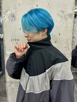 ガルテ(GARTE) 水色カラー/メンズセンターパート