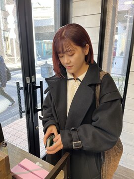 ハグ 横浜(HUG) 韓国好きにオススメなレッドブラウンカラー