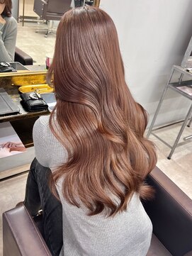 オズ 郡山桑野店(OZ) イメチェンハッシュカットフルバング似合わせレッドブラウン