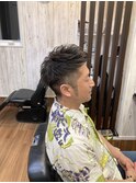 ツーブロショート