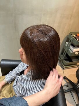 エルピス 中央林間店(elpis) 透明感ブリーチなし白髪ぼかし