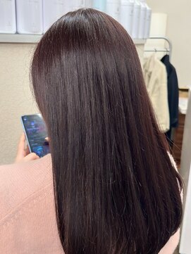 アントワープトーキョー(antwerp TOKYO) 40代50代ピンクラベンダー髪質改善縮毛矯正酸性ストレート