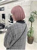 【LINOET 名古屋】佐藤まいら　ピンクベージュ