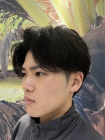 ヨシザワインク プレミアム 横浜 桜木町店(YOSHIZAWA Inc. PREMIUM)&nbsp;ツーブロックセンターパートナチュラルアップバングビジネス