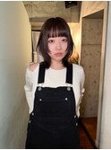 【諒】ボブウルフボブレイヤーボブ前髪カット姫レイヤーカット