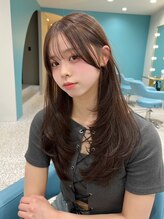 結んでも、おろしても可愛い【顔まわりカット】で横から見ても魅力を引き出すくびれヘア◎