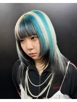 ヌル 原宿店(Null)&nbsp;セクションカラー/デザインカラー/ブリーチカラー/原宿/表参道