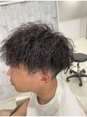 ツイスパ/ツイストスパイラル/マッシュ/メンズカットパーマ/野幌