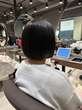 ショコラ アン 横須賀中央 ストレート丸みボブ