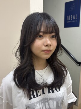 ネアー 新潟(NEER) アプリコットオレンジ/くびれヘア/ウェーブショート［新潟］