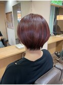 丸みショートボブ