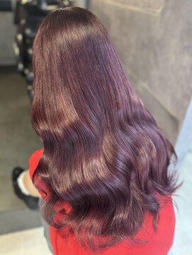 エルバイラビス 大宮(elu by lovis) 《鈴木茉奈》ブリーチなし/チェリーレッド/大宮