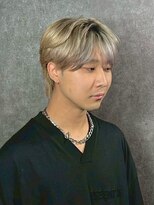 アウル 心斎橋(owl)&nbsp;シースルーマッシュ/ホワイトベージュ/ダブルカラー/メンズ