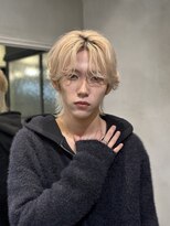 ロンドオム 池袋(Lond Homme)&nbsp;men's/メンズ/刈り上げセンターパート/フェザーパーマ/池袋