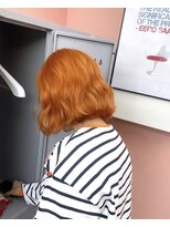 ベル 表参道Terrace(Belle)&nbsp;ケアブリーチを使用したデザインカラー　スタイリスト阿部ちあき