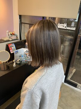 アヴァンス 北花田店(AVANCE) 【#筋感ハイライト】×グレージュボブ