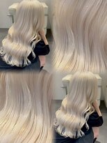 ベレーザ 渋谷(BELEZA) 17400ホワイトブロンドグレーブラウン全頭ブリーチダブルカラー