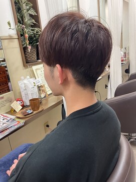 コアフィールフィス(COIFFURE fils) 【見附　今町】メンズマッシュ　レッドヘア