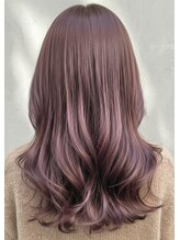 《＊ピンクベージュ＊》ブリーチなしピンクベージュ＊優しく柔らかな色味が特徴☆［髪質改善/ベージュ］